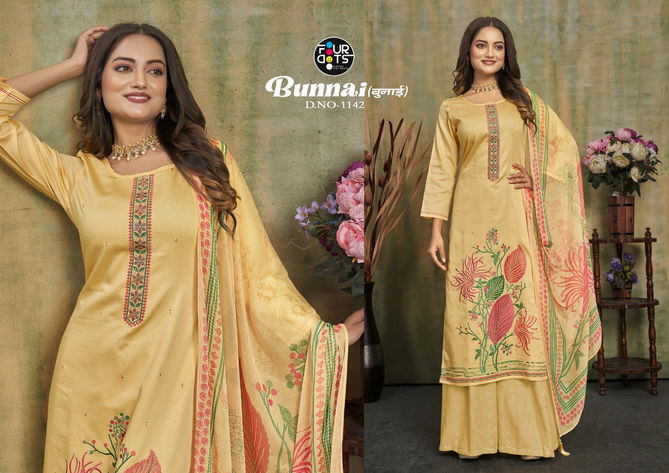 Bunnai By Four Dots Cotton Dress Material Wholesale Clothing Suppliers In India
